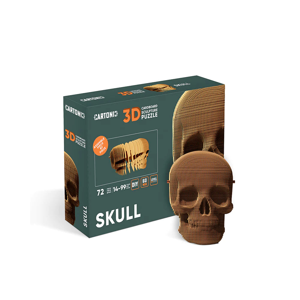 Skull - Puzzle Carton 3D à assembler - Cartonic