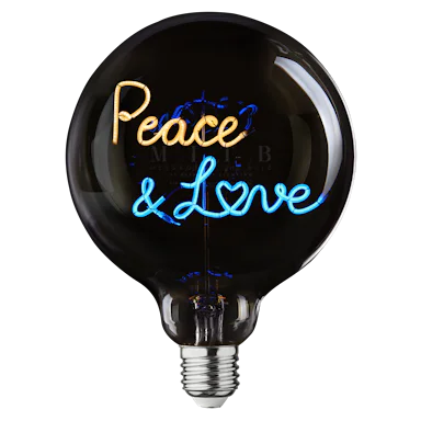 Peace & Love - Ampoule LED E27 - Element Lighting