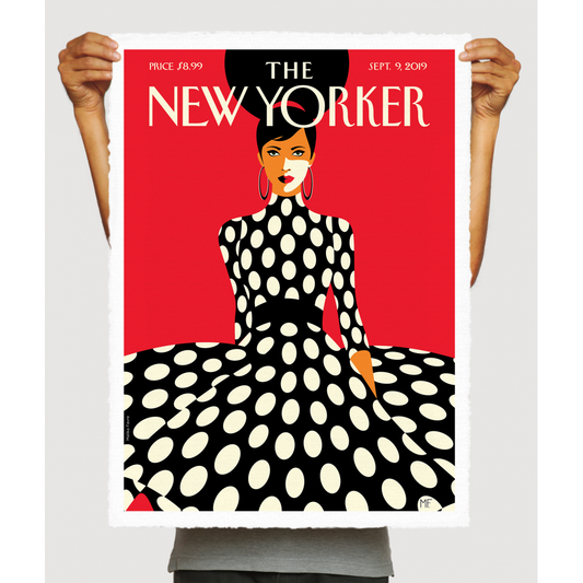 191 Favre - Sweeping into Fall - Collection The New Yorker - 56 x 76 cm - Image Republic