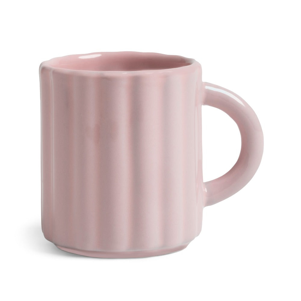 Mug Tube &Klevering rose pâle