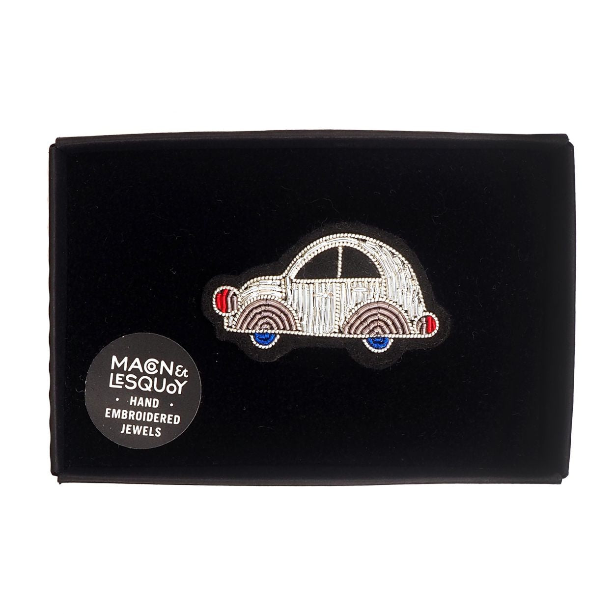 2cv - Broche Brodés Main - Macon&Lesquoy