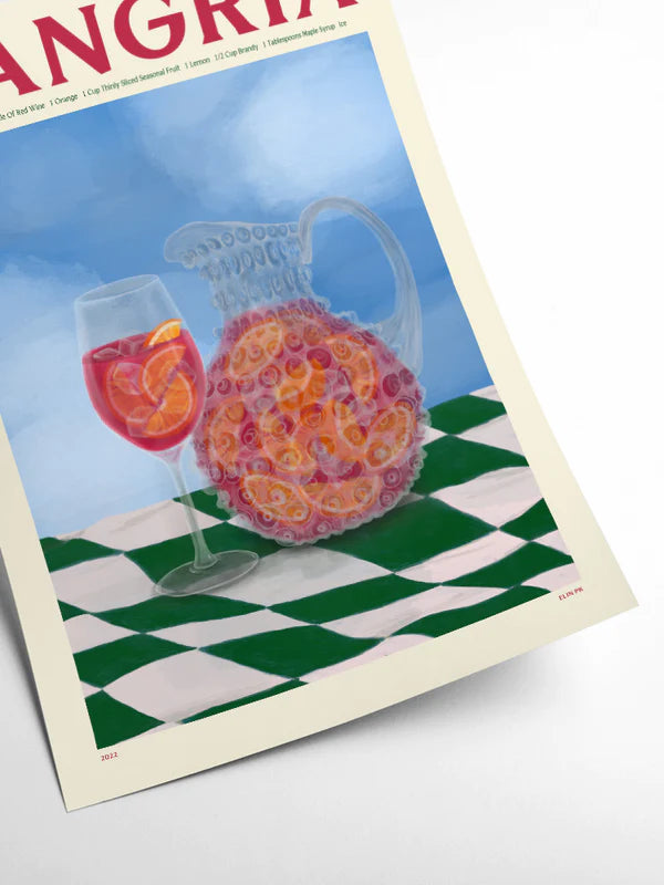 Sangria - Affiche 30 x 40 cm