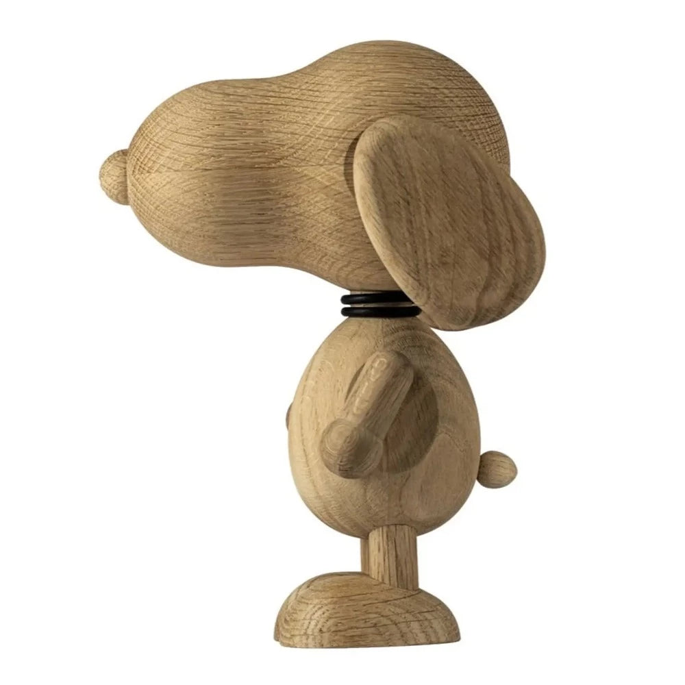 Mr B'eagle Large - statue de Snoopy en chêne clair - H22cm - Boyhood