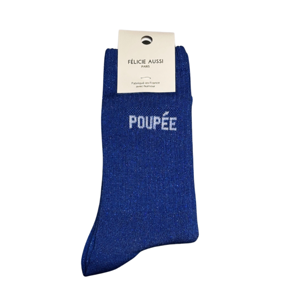Chaussettes Paillettes Poupée 36/40 Félicie Aussi Memento Mori