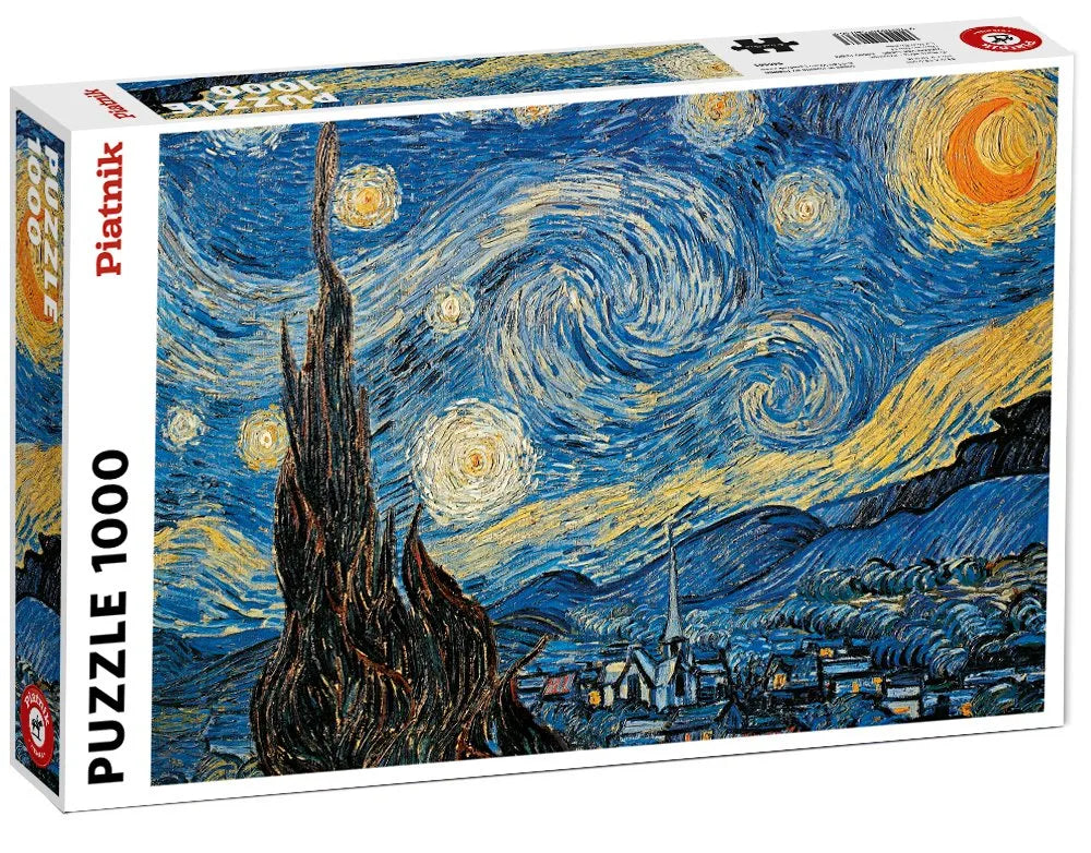 Puzzle Van Gogh La Nuit Étoilée - 1000 pièces - Piatnik