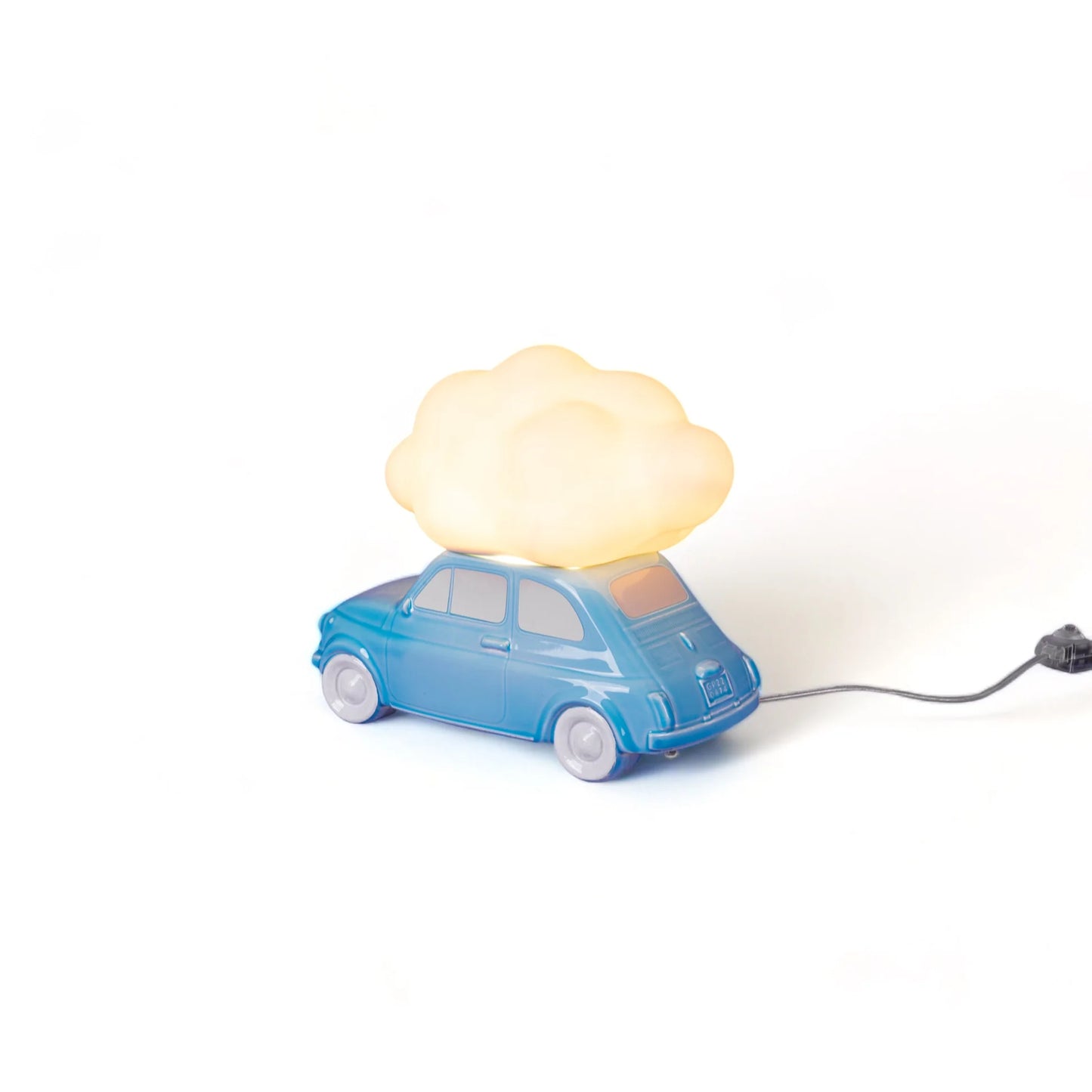 Lampe Nuvola : Fiat bleu surmontée d'un nuage - Seletti x Gabriele Picco