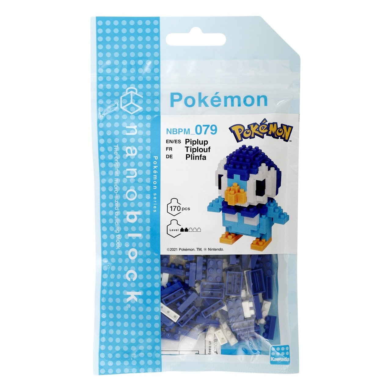 Pokemon Tiplouf 079 - figurine à monter Nanoblock