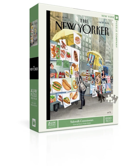 Puzzle the New Yorker Sidewalk Connoisseurs - Couverture Victoria Tentler-Krylov 17 juillet 2022