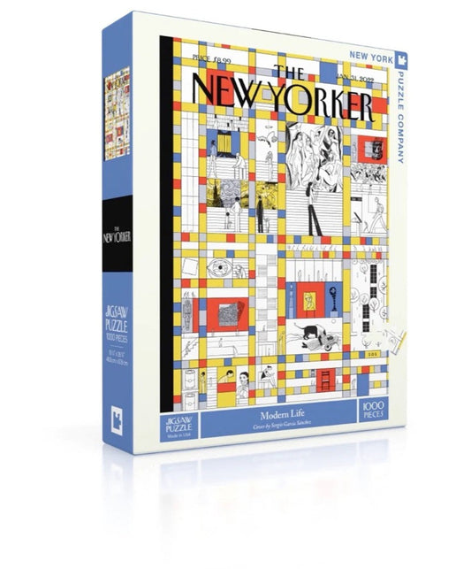 Puzzle the New Yorker Modern Life - Couverture Sergio Garcia Sanchez publié le 31 janvier 2022