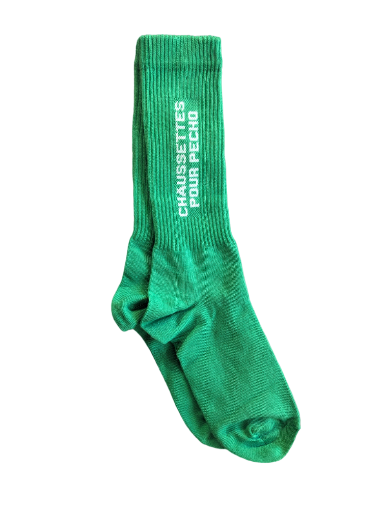 Pour Pécho Vert Herbe - Chaussettes 40/45 vert herbe - Félicie Aussi