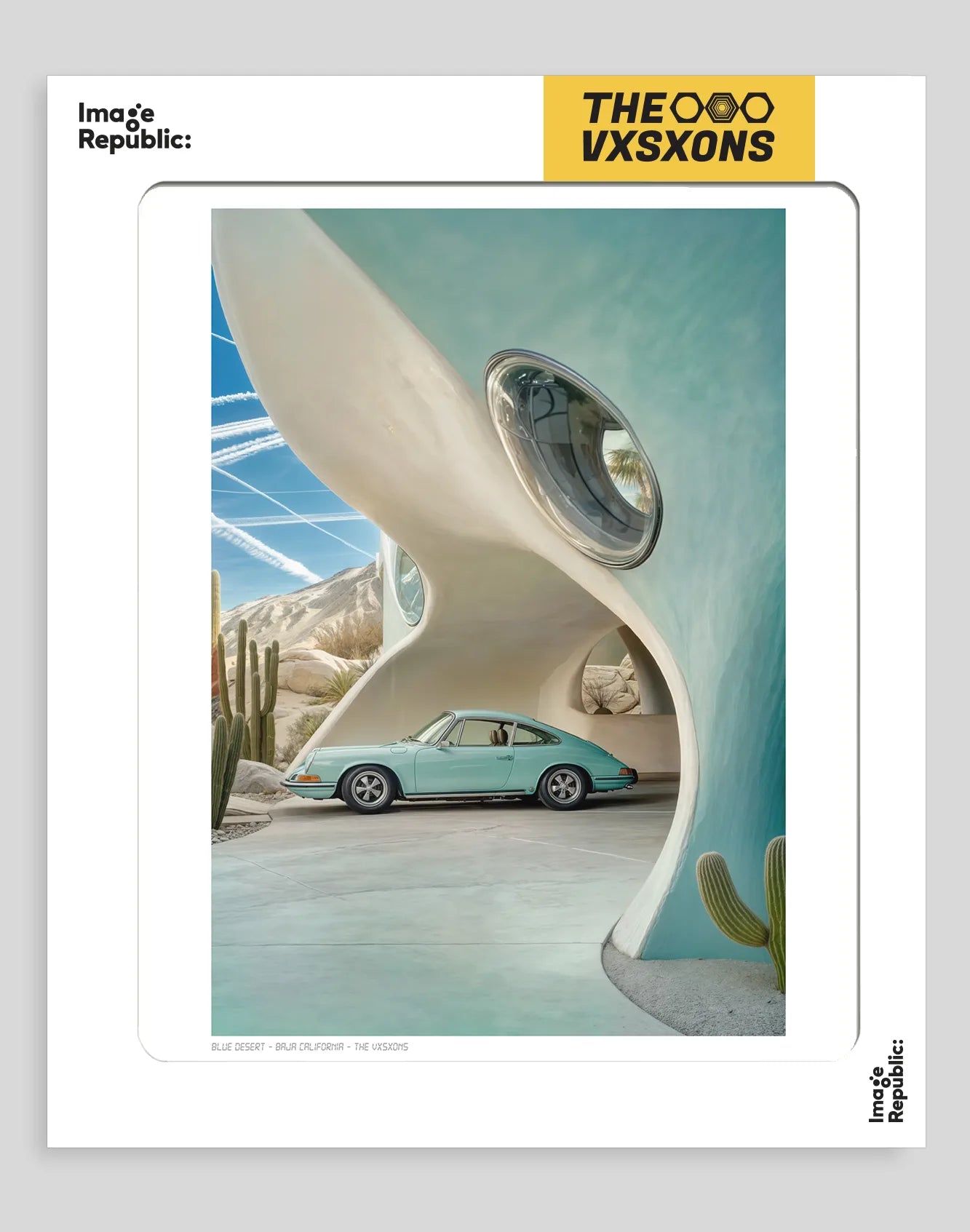 039 - Blue desert - Baja California - Collection The VXSXONS