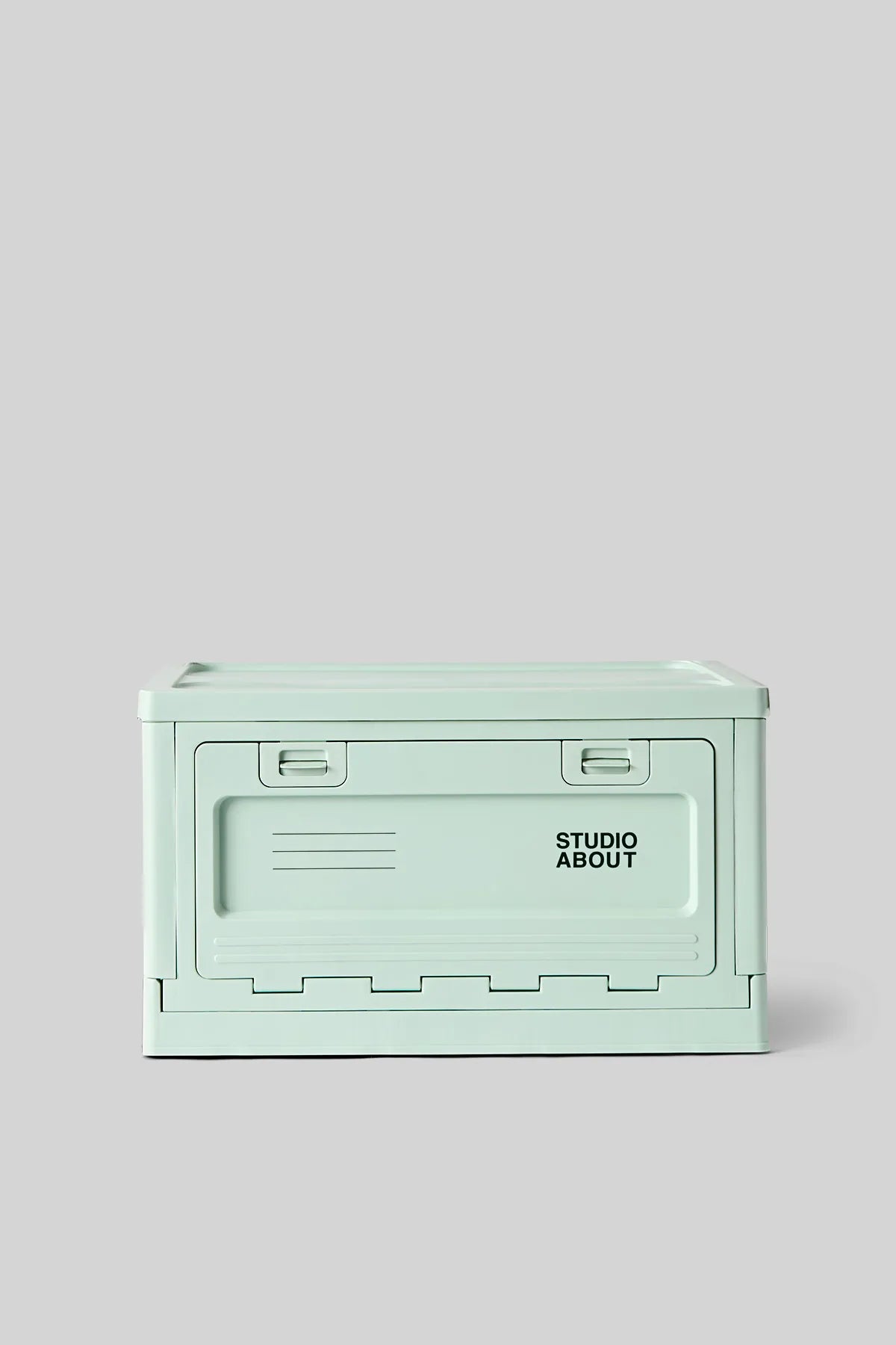 BOX Vert Menthe Large Studio About, boîte de rangement empilable