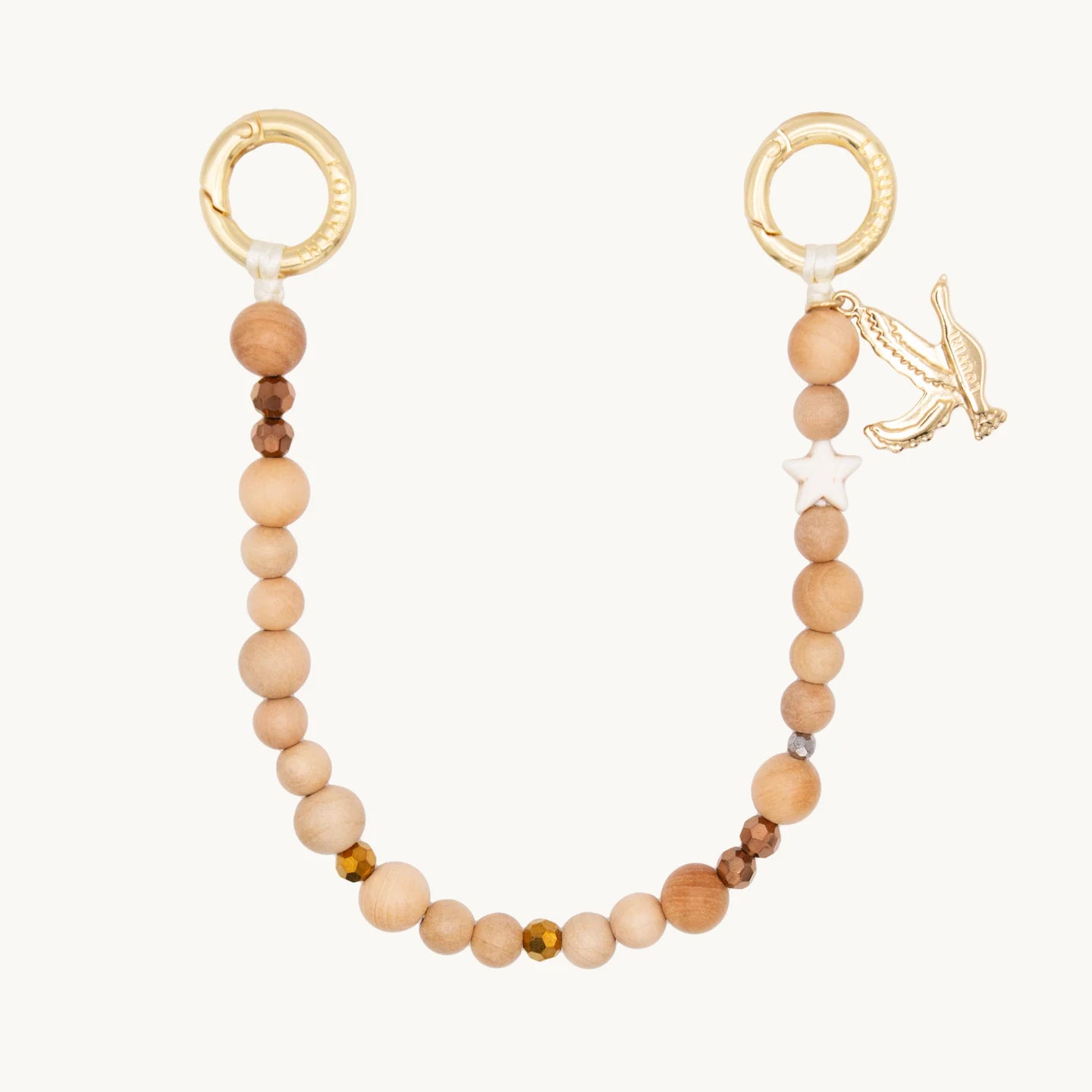 Arielle Étoile Beige - Bracelet pour Coque - Louvini