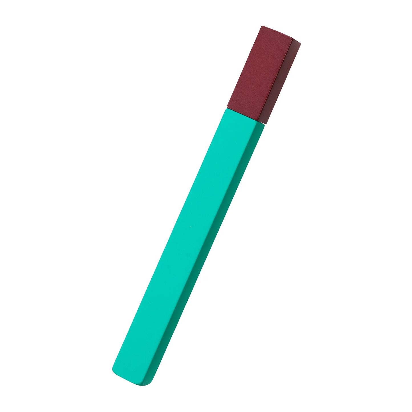 Queue Two Tones - Briquet Menthe à capuchon Azuki (rouge sombre) - briquet fin à essence - Tsubota Pearl