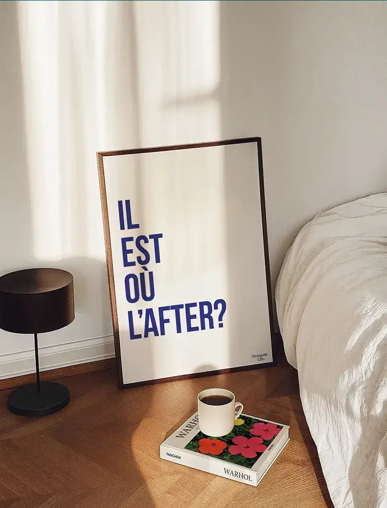 Mise en situation de l'affiche "Il est où l'after ?"