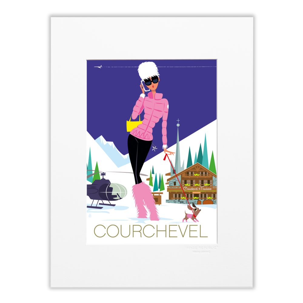 Courchevel - Collection Monsieur Z - tirage 30x40 cm - Image Republic