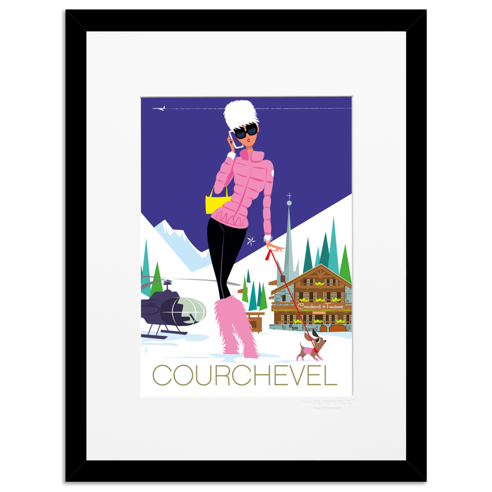 Courchevel - Collection Monsieur Z - tirage 30x40 cm - Image Republic