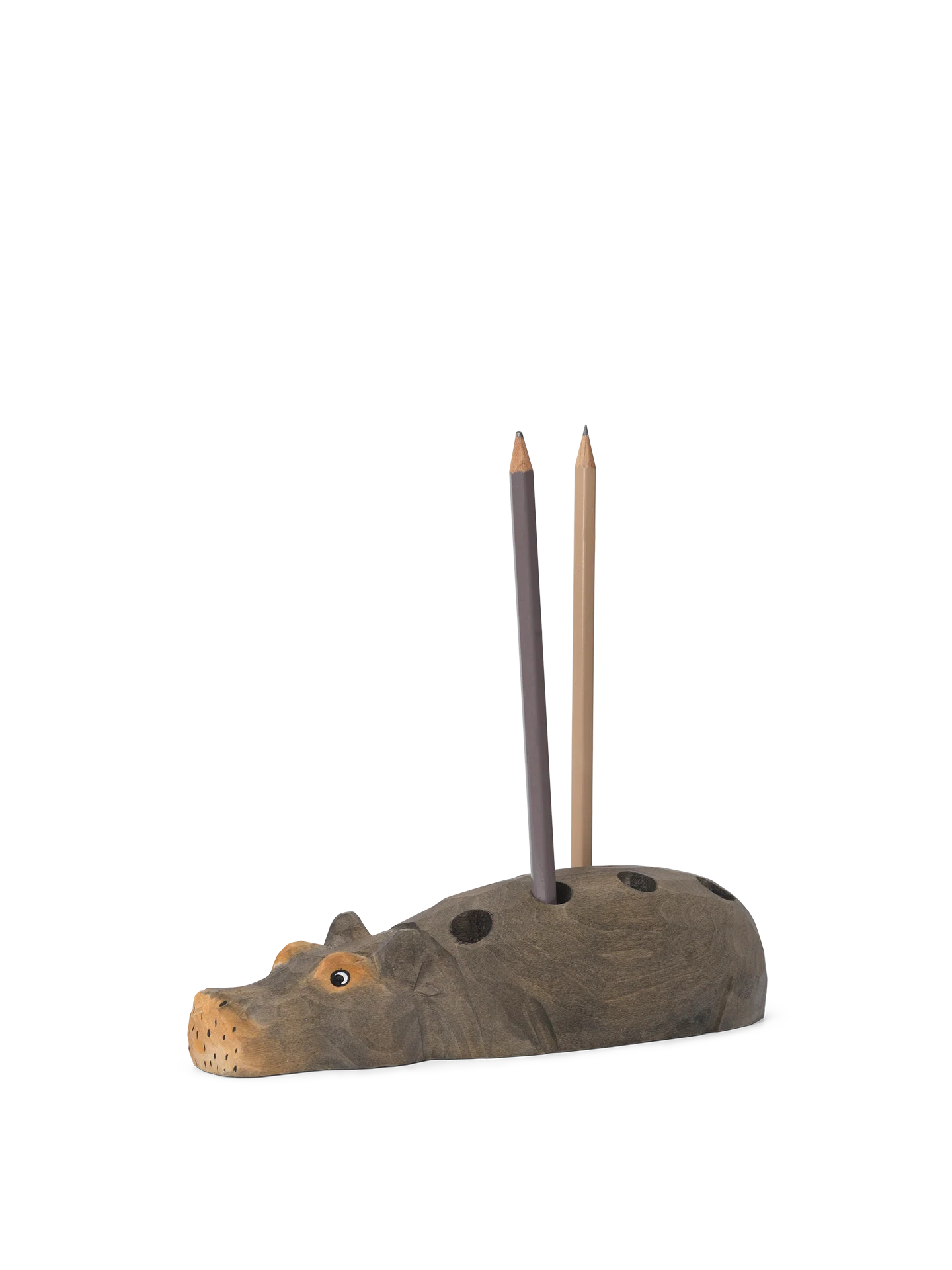 Hippo Hand Carved Pencil - Ferm Living