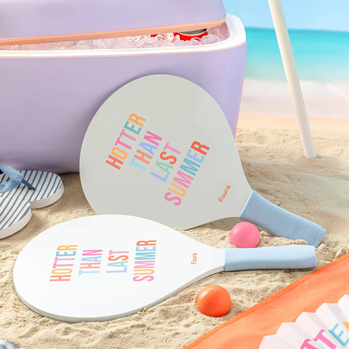 Fisura - Raquettes de Plage "Hotter Than Last Summer"