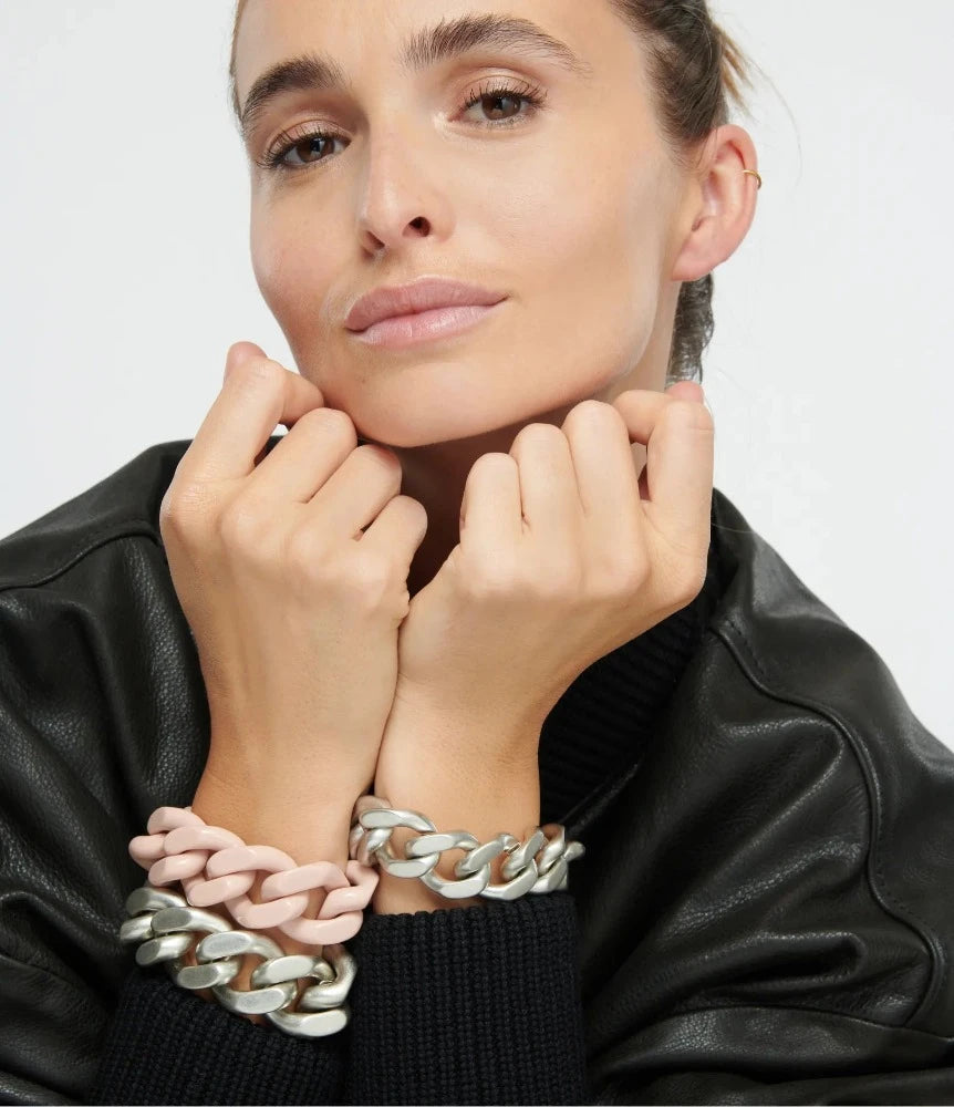 Flat Chain Silver Vintage - Bracelet grosses mailles - Vanessa Baroni