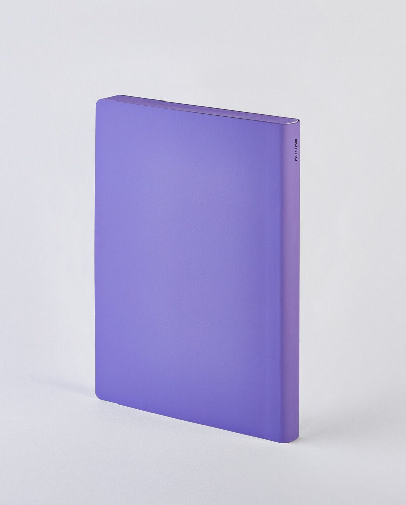 Give Me Your Heart - Carnet Taille L - couverture violet avec deux coeurs noir - Nuuna