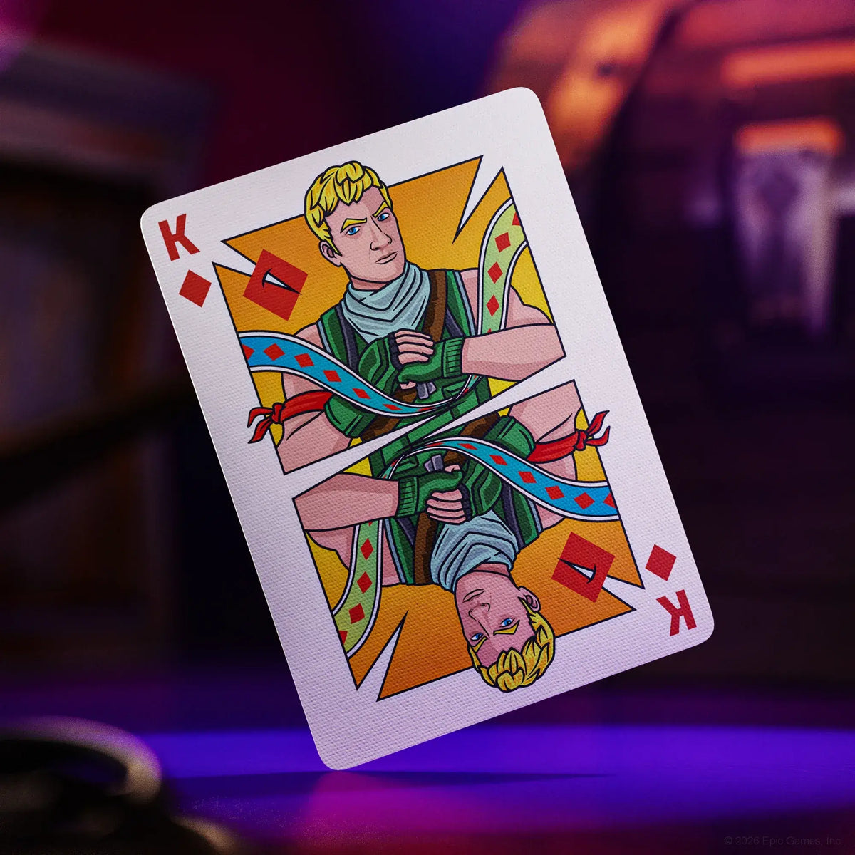 Carte Roi de Carreau représentant le skin de base (dit le Bambi)