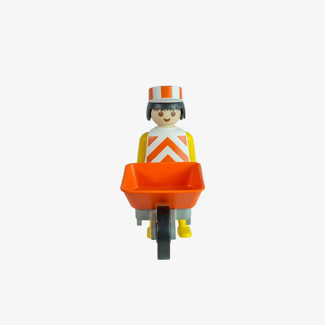 Figurine L'ouvrier avec sa brouette 24 cm - Playmobil x Leblon Delienne