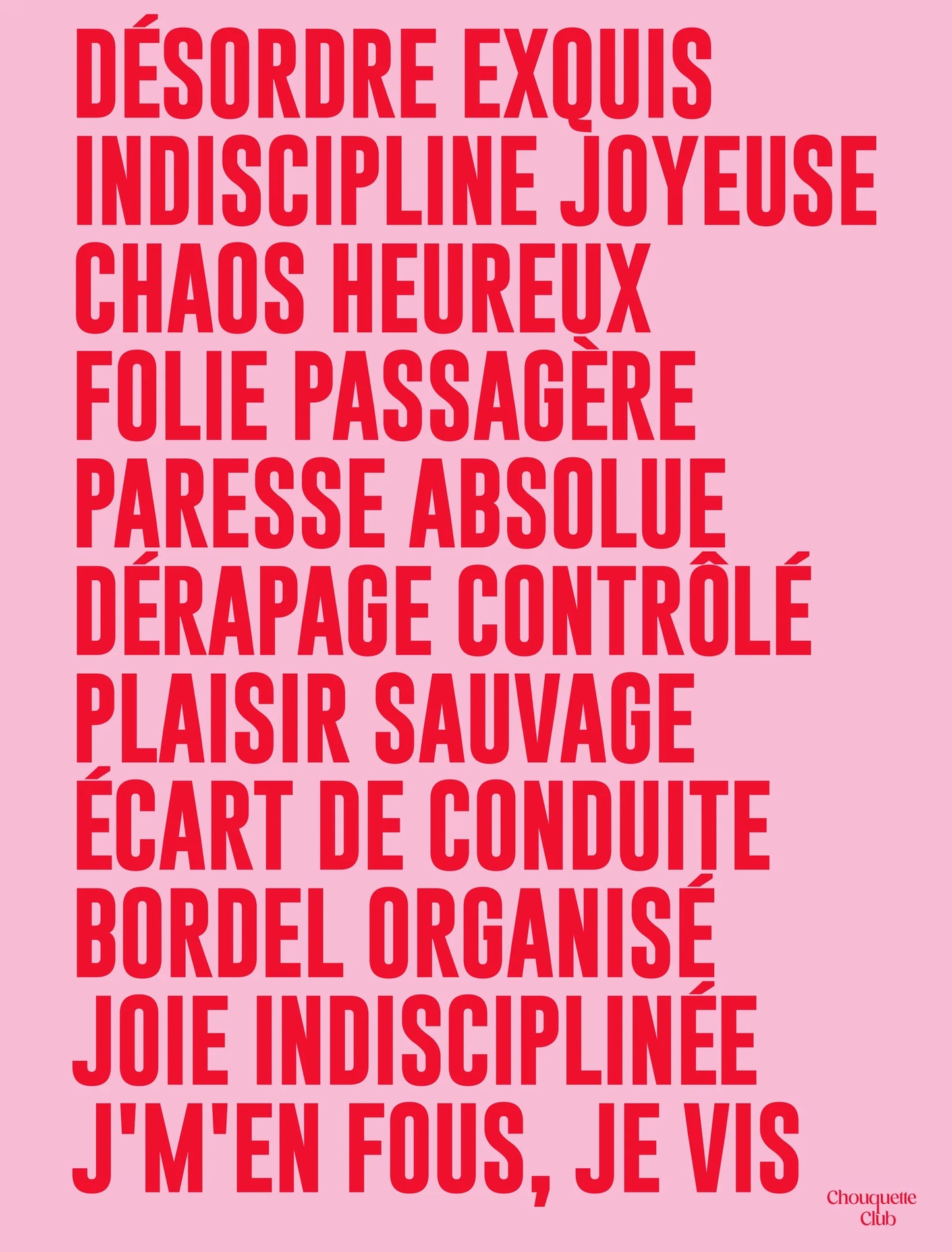 Désordre Exquis - Mantra #3 - Chouquette Club