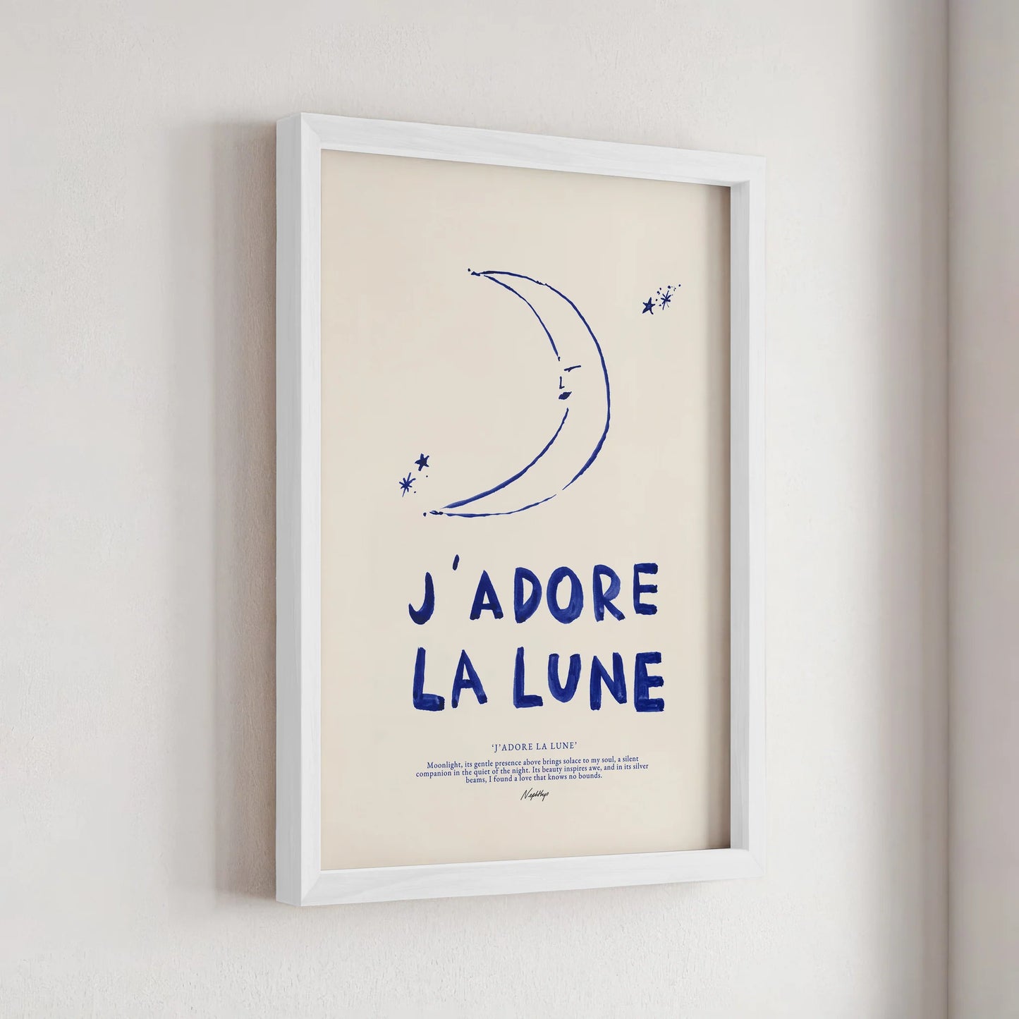 J'adore La Lune - Affiche - Nephtys