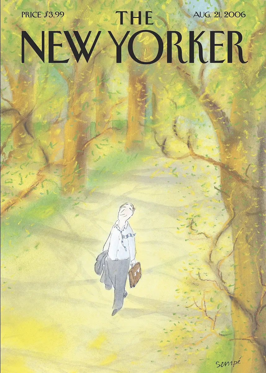 Affiche Sempé pour le New Yorker - fresh intoxication