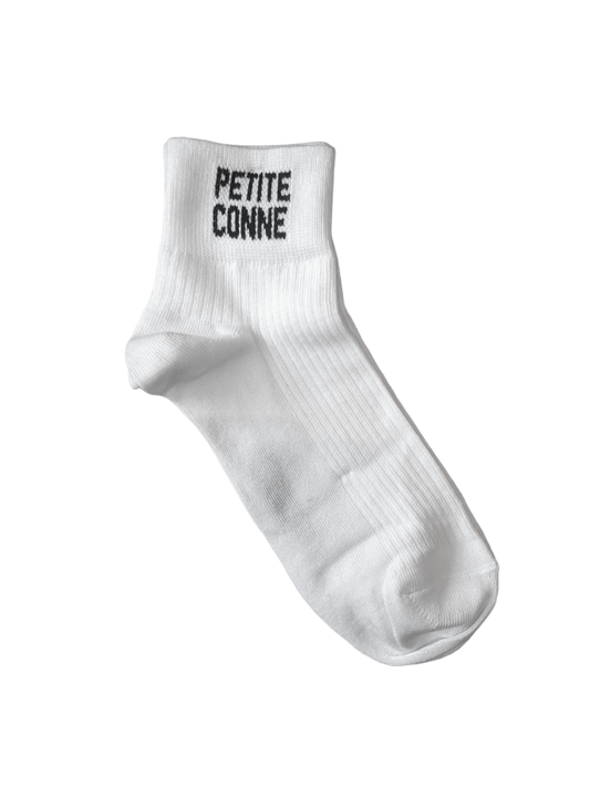 Petite Conne - Chaussettes Basses 36/40 blanche - Félicie Aussi