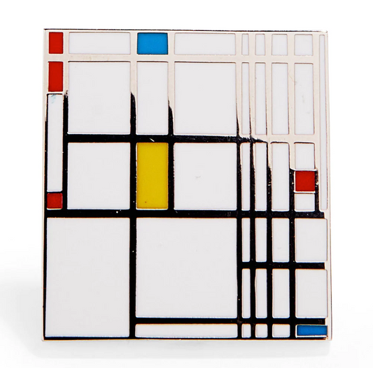 Piet Mondrian - Pin's - collection MoMa