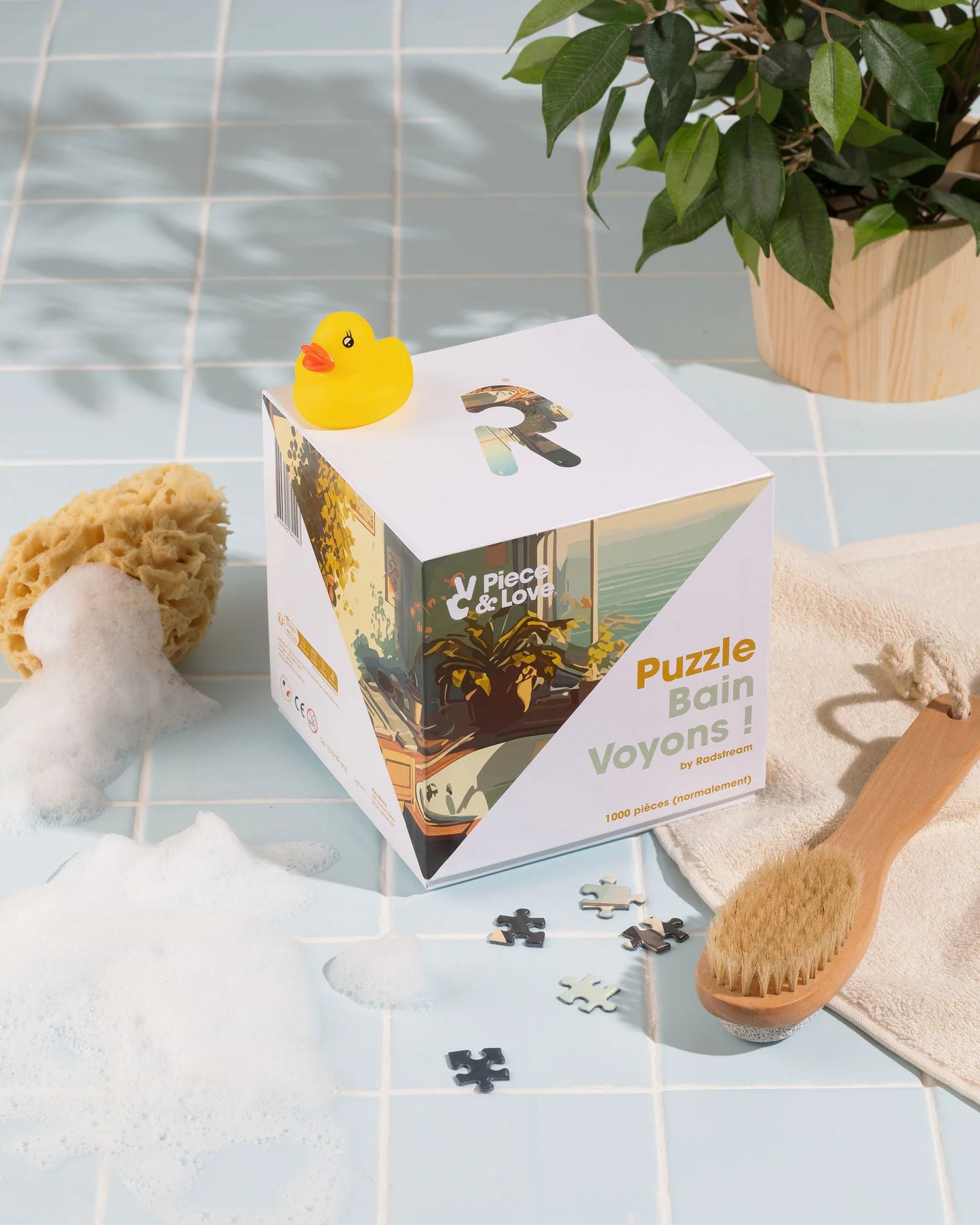 Boîte du puzzle Bain Voyons Piece and Love x Radstream
