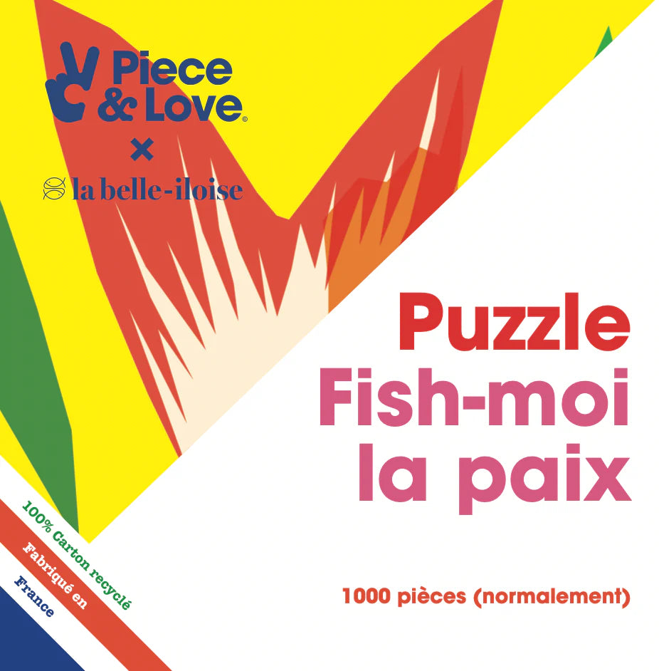 Puzzle Fish-moi la paix Piece and love - Puzzle 1000 pièces