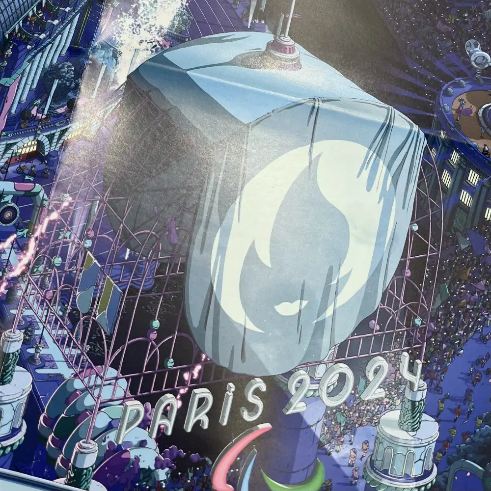 Illustration détaillée du Puzzle 1000 pièces JO Paris