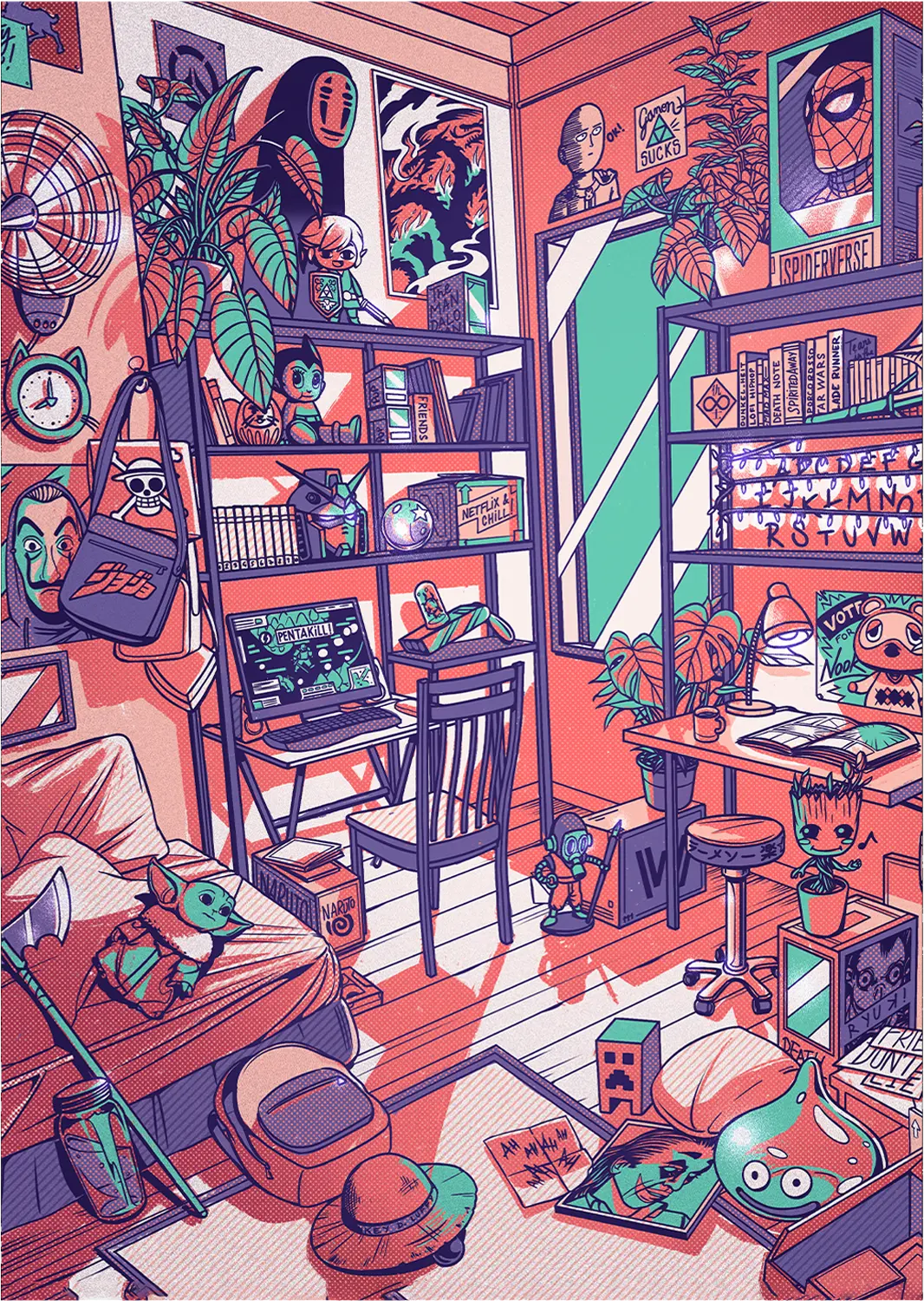 Teenage Room 1000 pièces - Puzzle Paiheme Studio