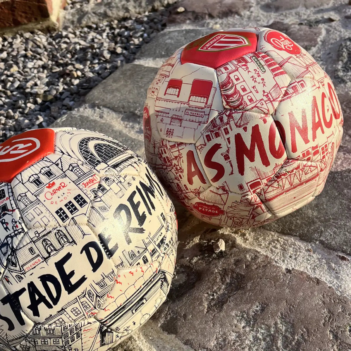 Ballon du Stade de Reims et de l'AS Monaco