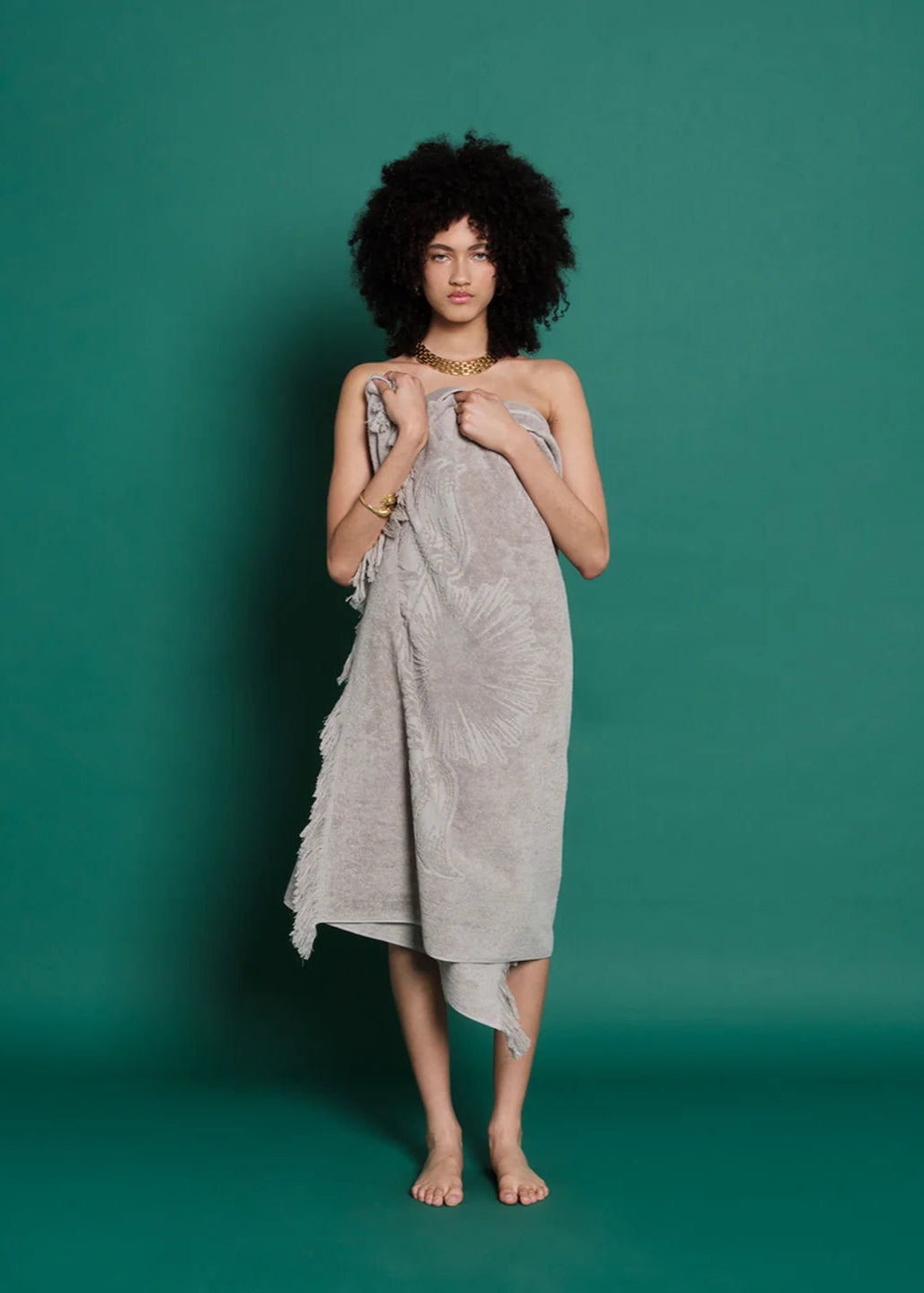 Serviette de plage Beach Towel Grise - Sun of a Beach
