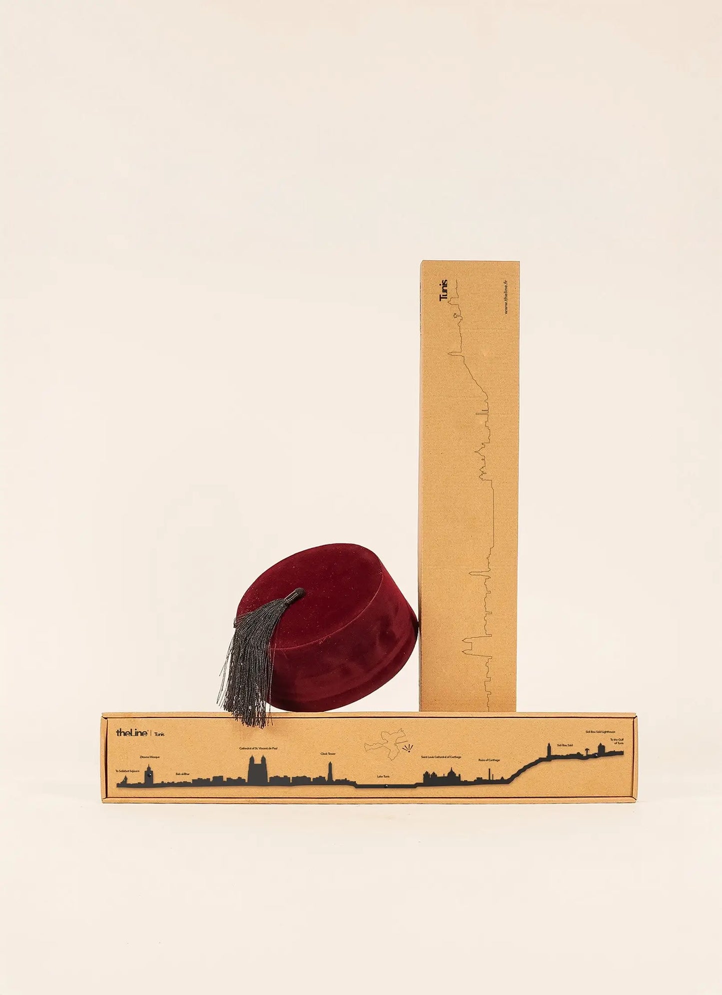 Silhouette murale de Tunis - The Line - Packaging