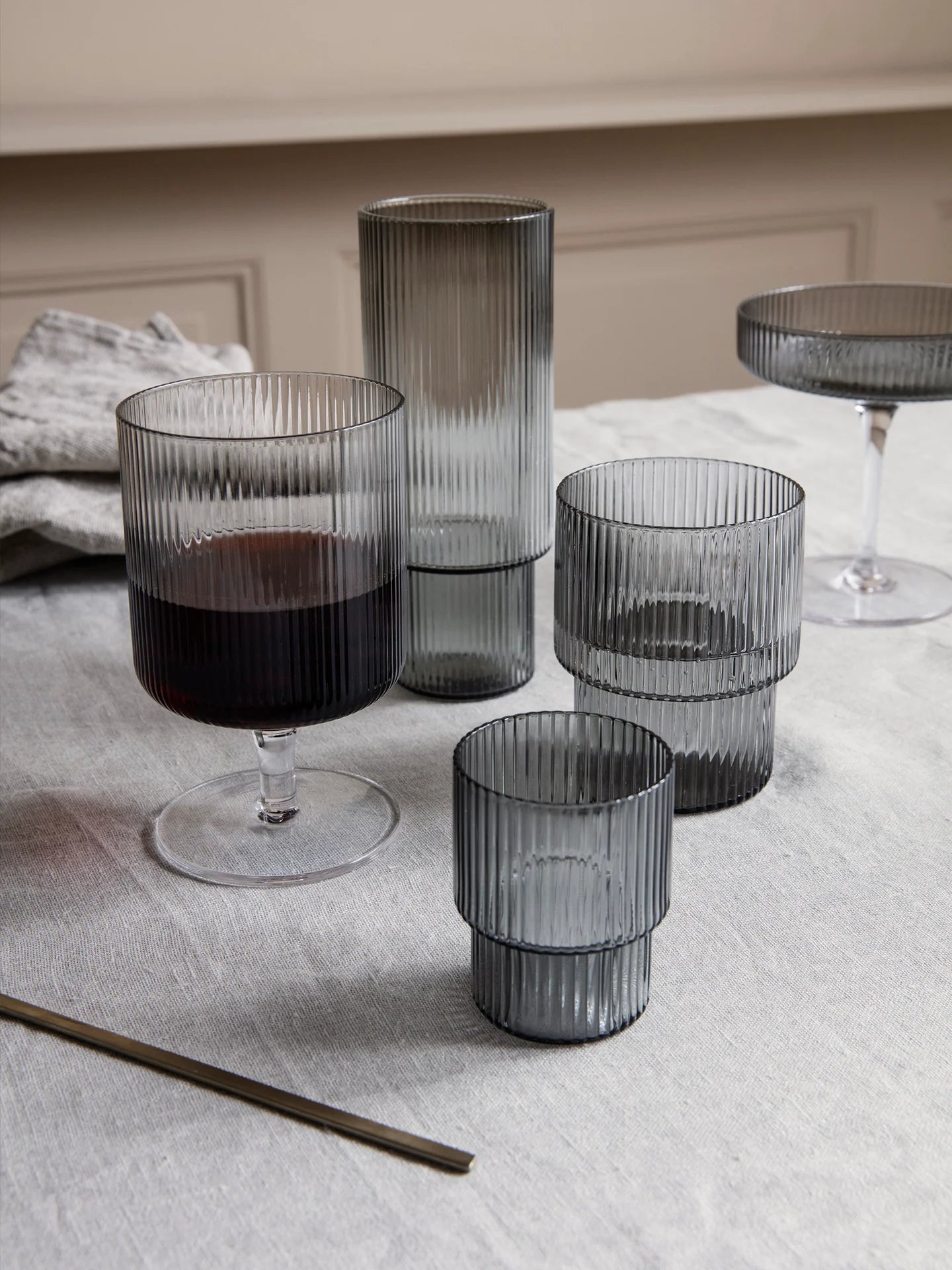 Set de 4 verres Ripple - Ferm Living