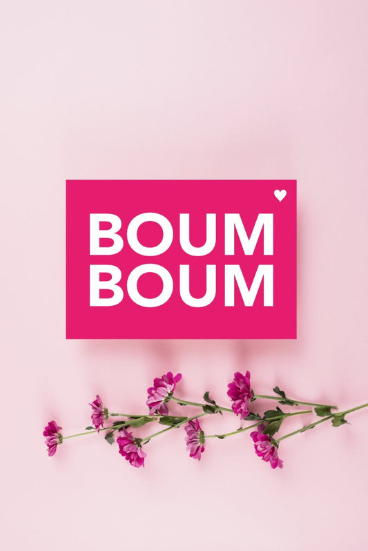 Boum Boum - Collection Fluo - Carte Postale - Pied de Poule