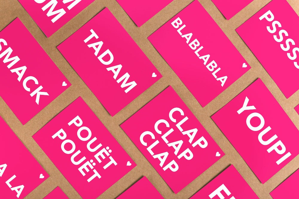 Coucou - Collection Fluo - Carte Postale - Pied de Poule