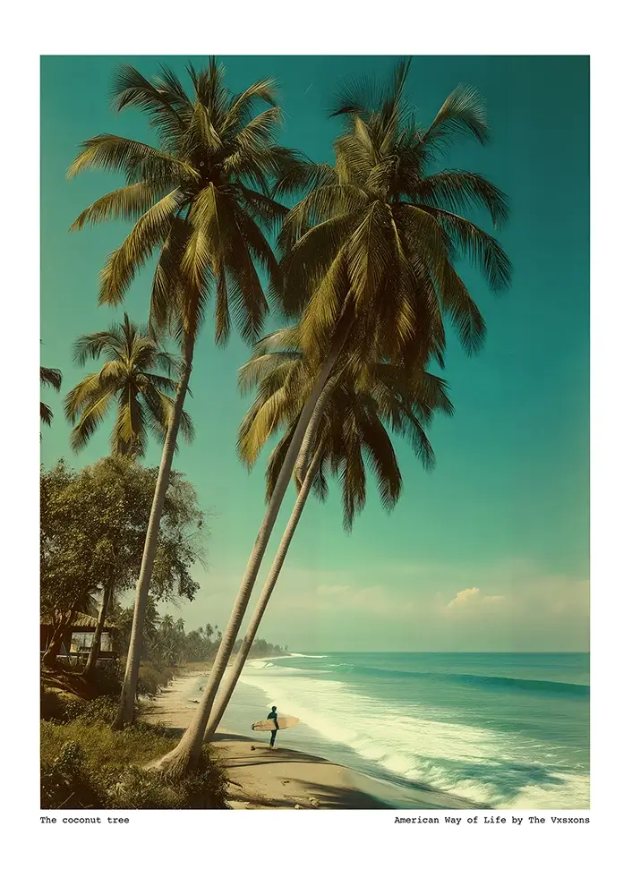 "The Coconut Tree - American Way Of Life" plage avec des palmiers