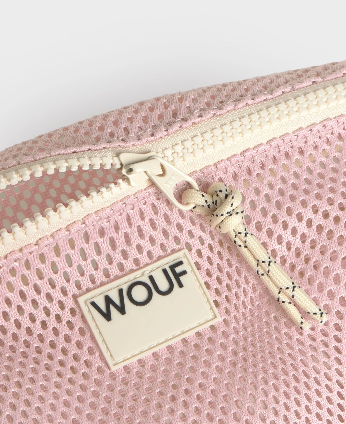 Wouf - Sac banane filet rose Blush, collection Mesh