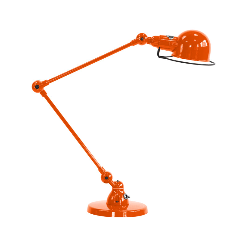 Signal 2 bras Orange Mat - Lampe à Poser