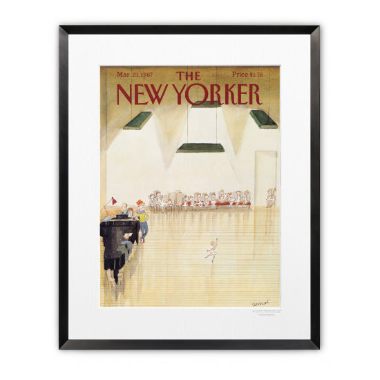 Affiche 40 Sempé The New Yorker - Audition de danse classique - Tirage Image Republic
