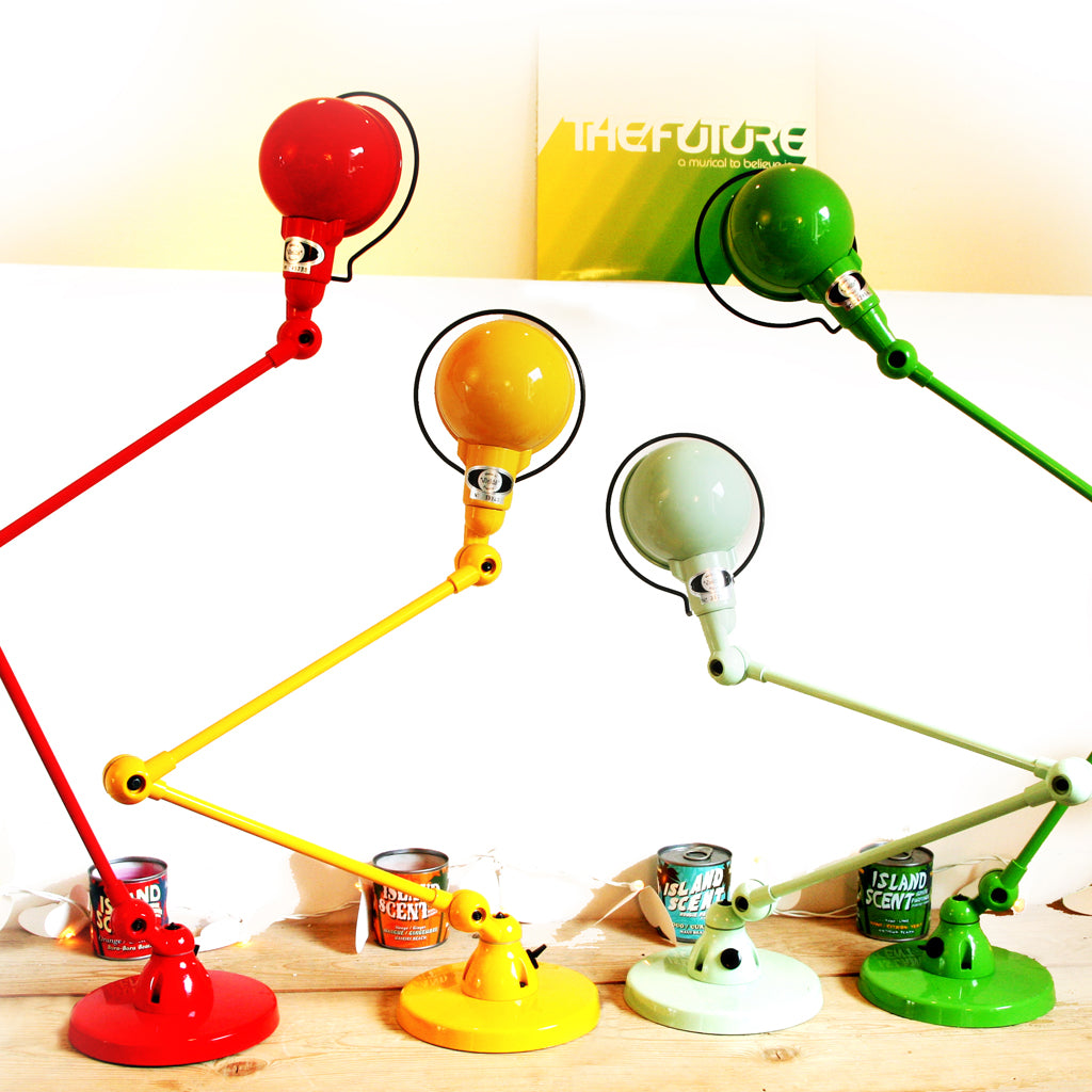 Signal 2 Bras Blanc - Lampe à Poser