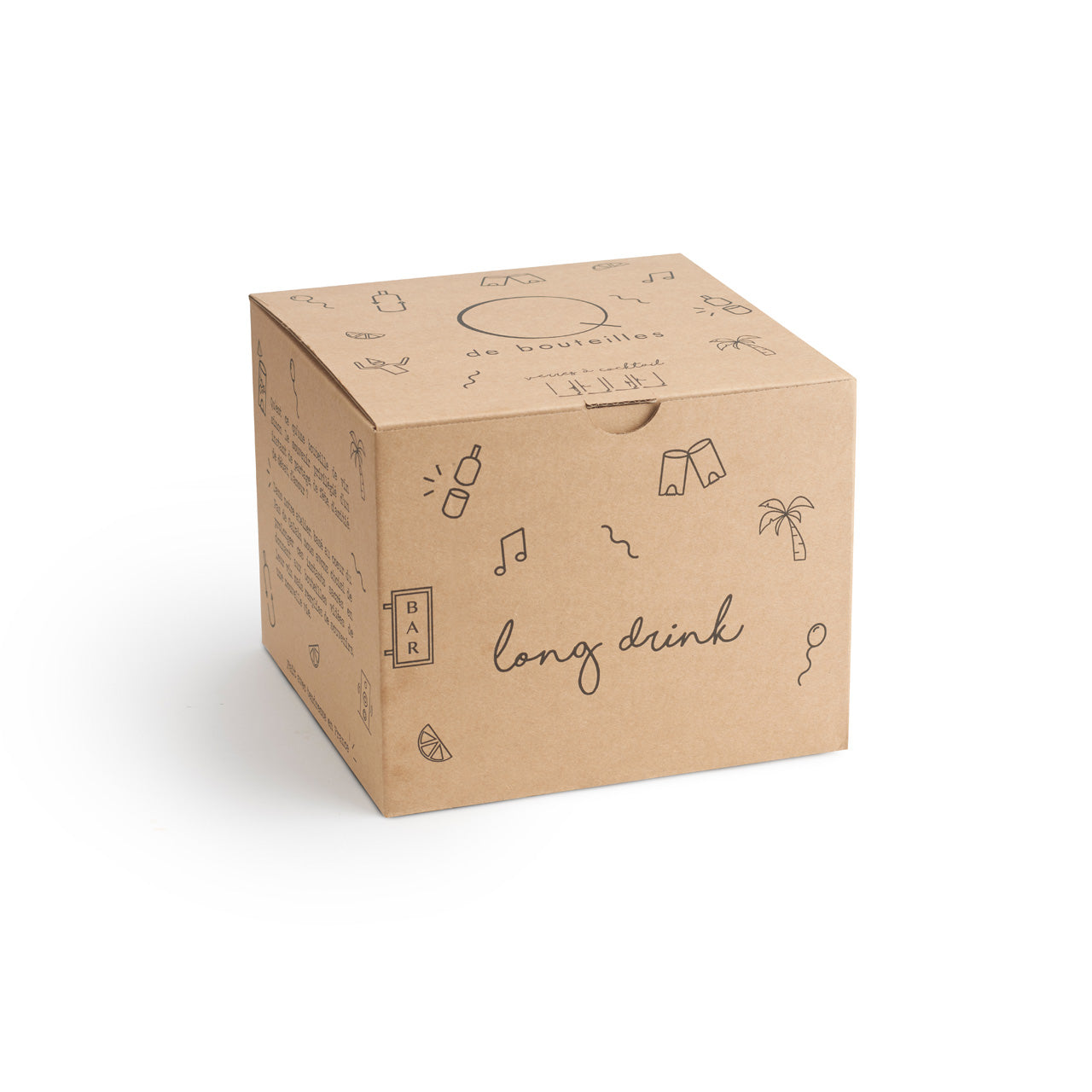Débattre - Pack de 4 Verres Hauts