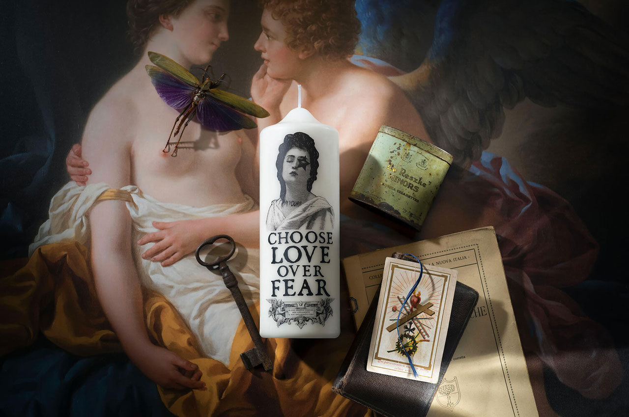 Love - Bougie Tatouée Collection Visionary