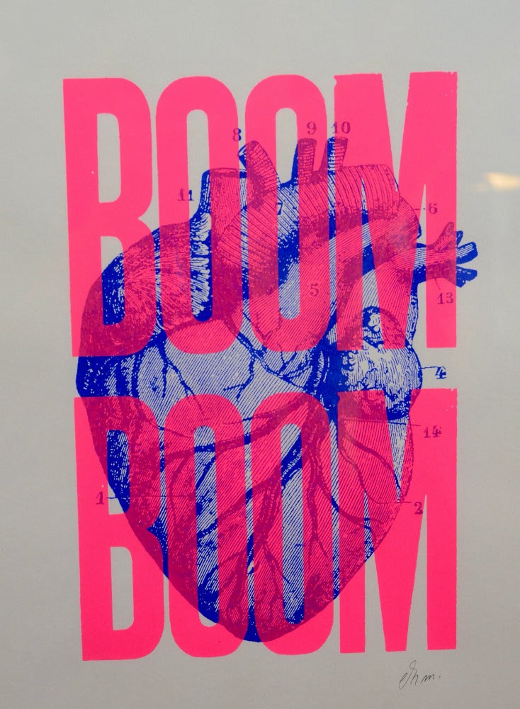 Sérigraphie Boom Boom Pappus Editions